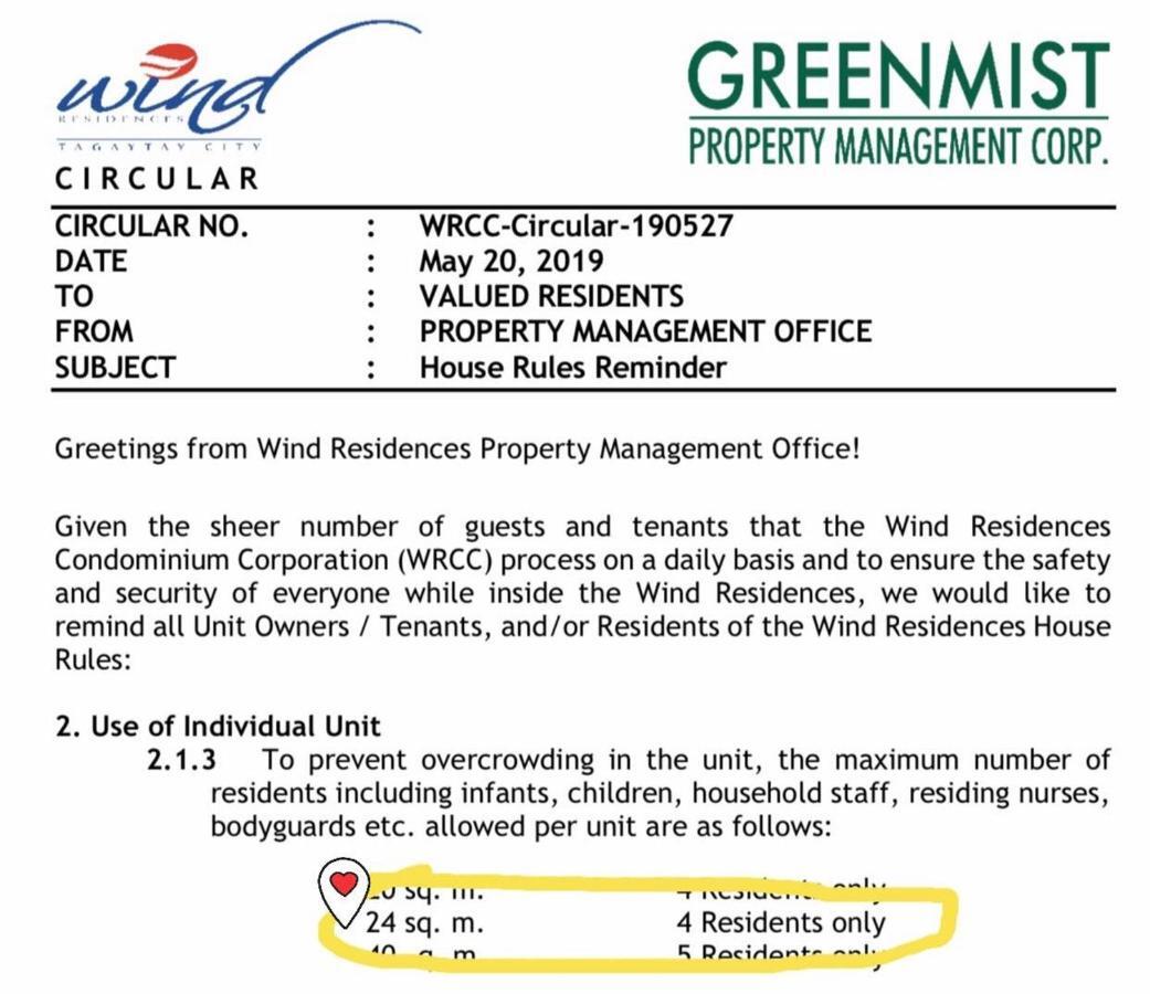 Sabina'S Place Wind Residences Tagaytay Tagaytay City Exteriér fotografie